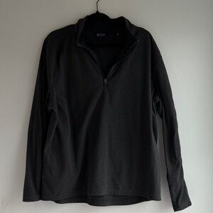 Mondetta Men's Charcoal Quarter-Zip Fleece Pullover